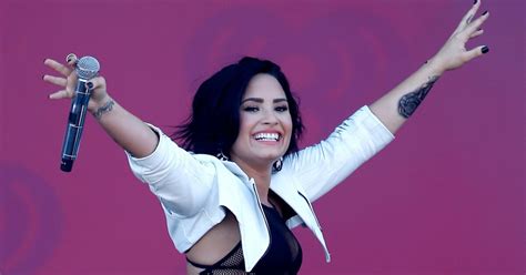 Demi Lovato Explains Their Nude, No-Makeup Photo Shoot. About. Credits. To test their confidence and body image, the singer decided to pose for photographer Patrick Ecclesine with “no makeup, no ...